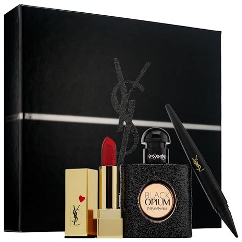 yves saint laurent black opium gift box